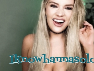 Iknowhannasolo